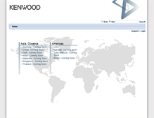 Tablet Screenshot of my-kenwood.com
